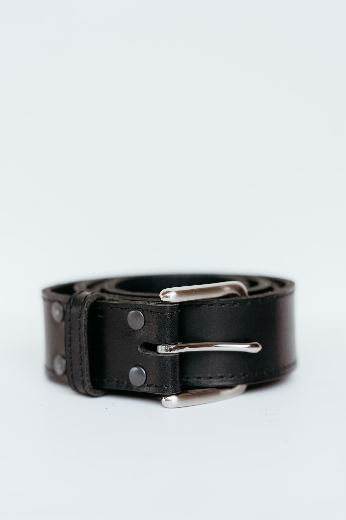 38mm Sewn Leather Belt - Image 2